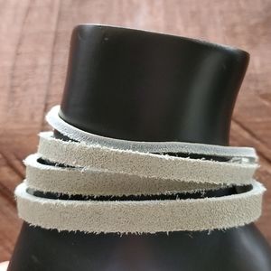 100% rawhide leather bracelet